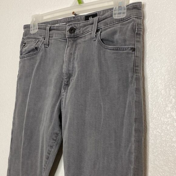 AG Adriano Goldschmied Farrah High Rise Skinny Gray Jeans Size 28 - Picture 2 of 7